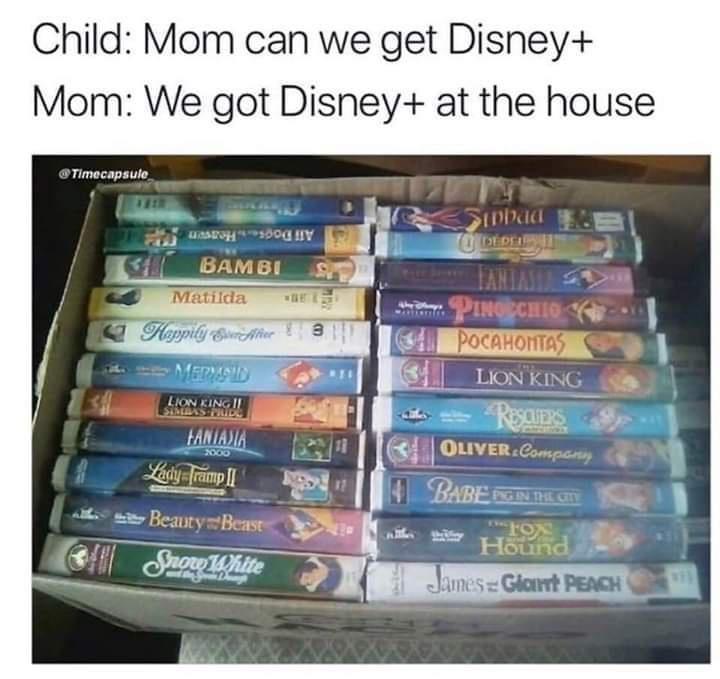 Child Mom can we get Disney Mom We got Disney at the house
