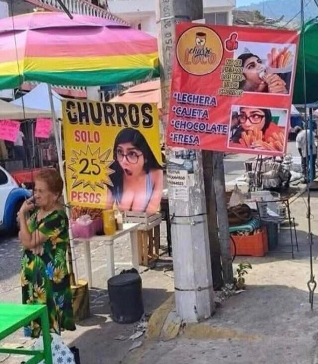 CHURROS SOLO 25 PESOS LECHERA CAJETA CHOCOLATE FRESA NO TE PIERDAS LOS MAS RICOS CHURROS