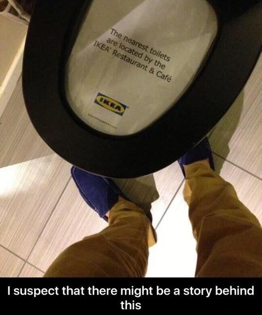 suspect that there might be a story behind this