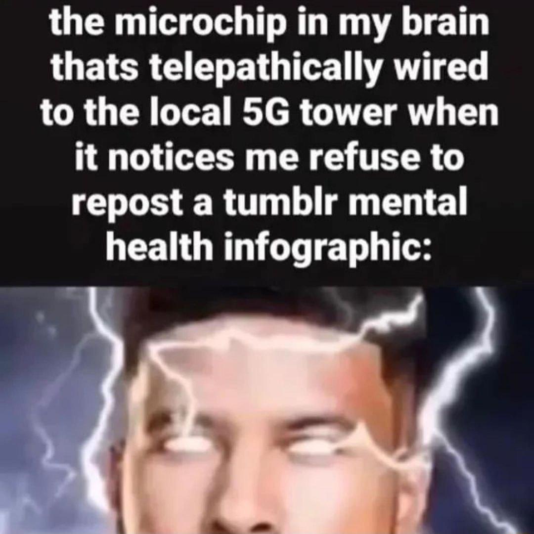 the microchip in my brain U EICR GIEETG T VAT LT to the local 5G tower when L L R TR R LS R T EL T E health infographic