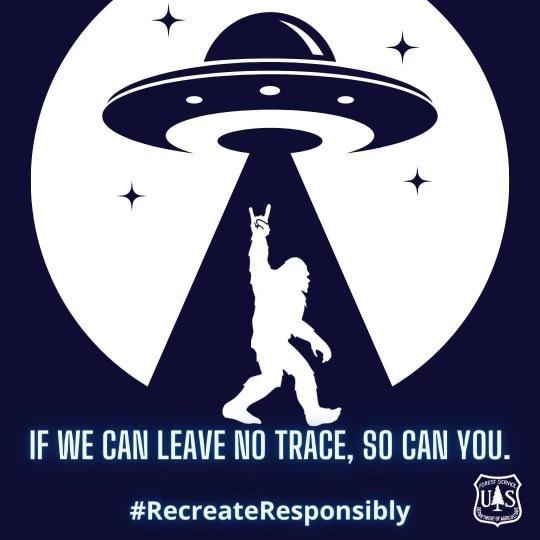 IF WE CAN LEAVE NO TRACE SO CAN YOU RecreateResponsibly