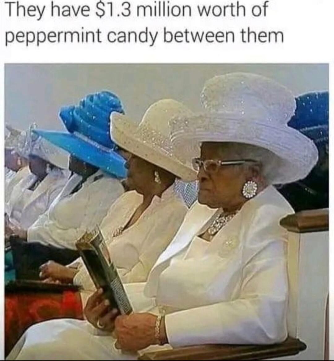 They have 13 million worth of peppermint candy between them