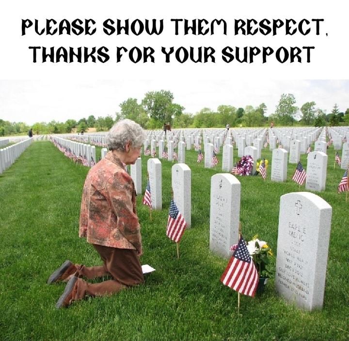 PULEASE SHOW THEM RESPECT THANKS FOR YOUR SUPPORT