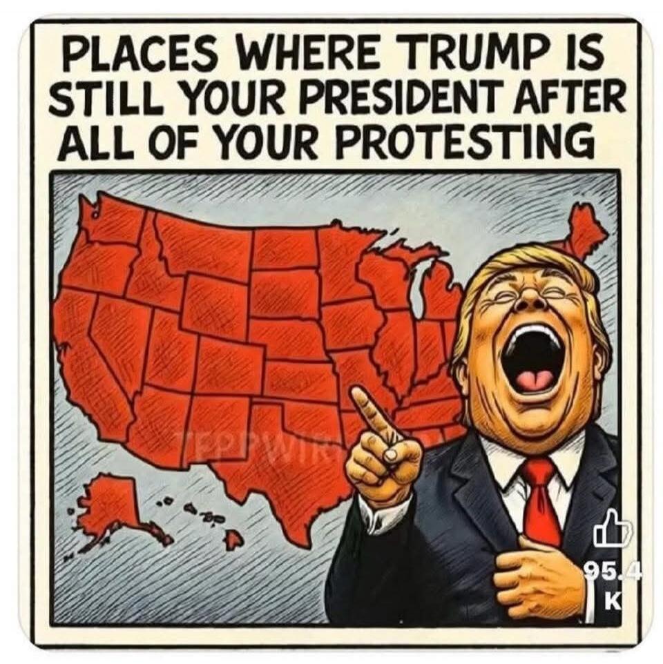 PLACES WHERE TRUMP IS STILL YOUR PRESIDENT AFTER ALL OF YOUR PROTESTING