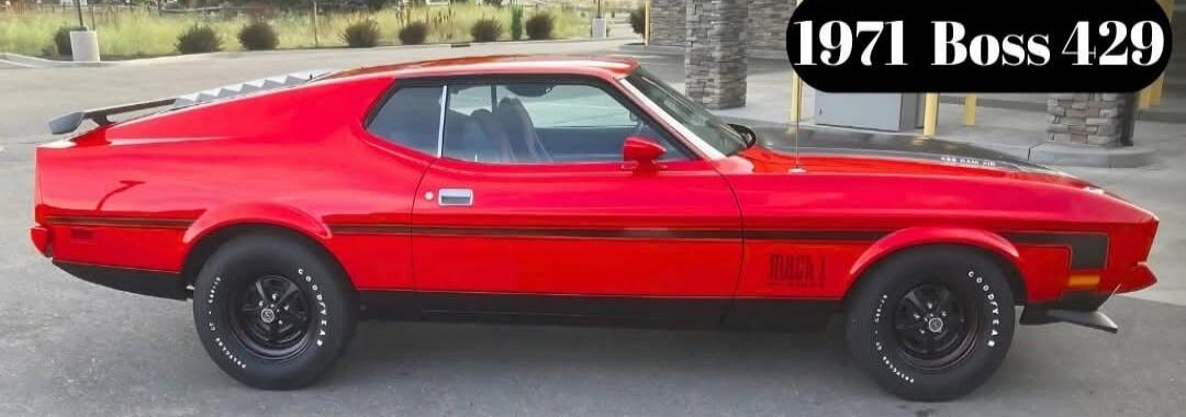 1971 Boss 429. Mach 1. Goodyear.