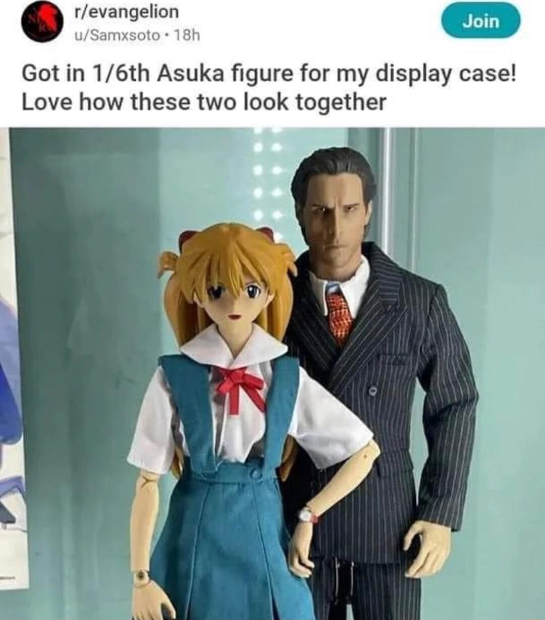 revangelion Got in 16th Asuka figure for my display case Love how these two look together