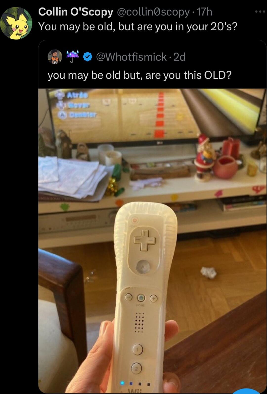 a Collin 0Scopy collinscopy 17h y You may be old but are you in your 20s whotfismick 2d you may be old but are you this OLD