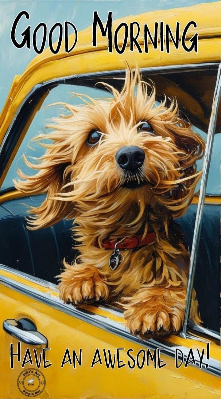 GOOD MORNING HAVE AN AWESOME DAY!