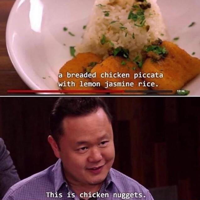 breaded chicken piccata ith lemon jasmine rice