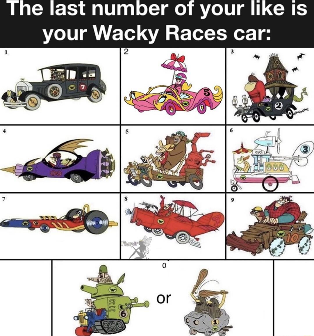 CRER Qg ligglelTglo ST elV gl CCHE your Wacky Races ca g