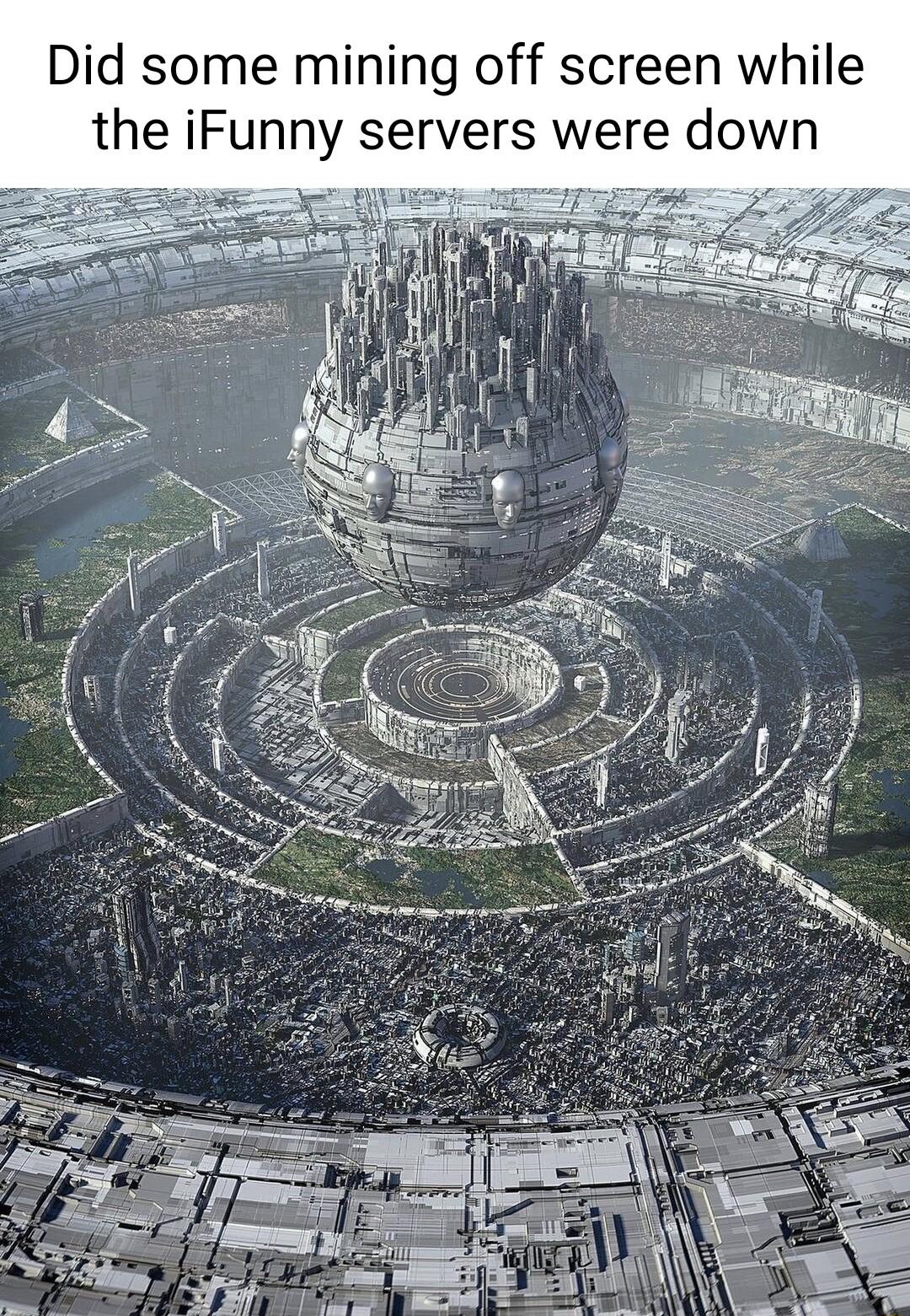 Did some mining off screen while the iFunny servers were down