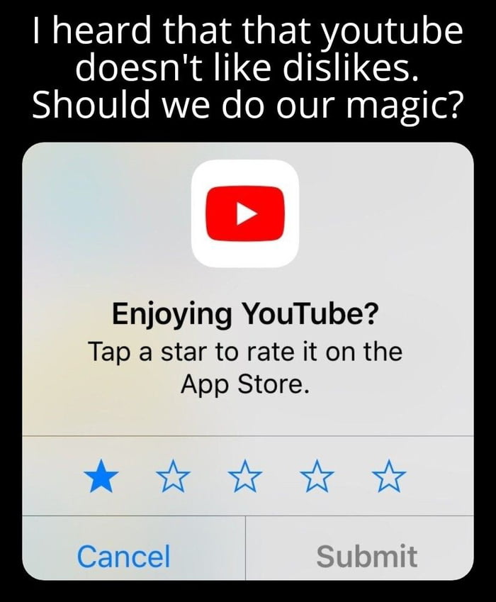 heard that that youtube o oI s R 1 CRe NI G Y ae0 e RYINo N1 UI g o g F4loF Enjoying YouTube Tap a star to rate it on the App Store Tk G Cancel