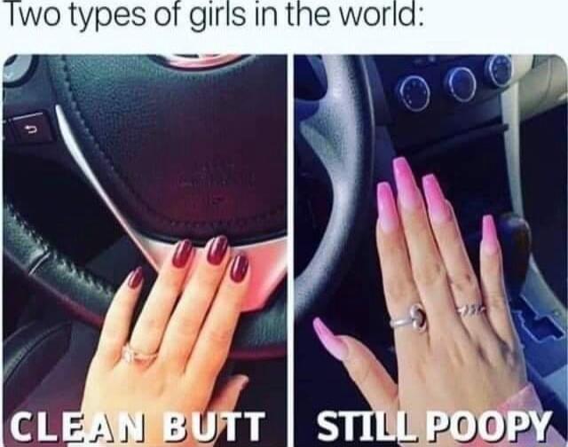Wo types of girls In the world