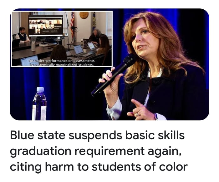 Blue state suspends basic skills graduation requirement again citing harm to students of color