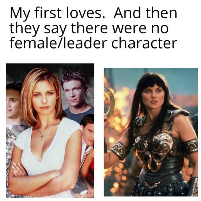 My first loves And then they say there were no femaleleader character