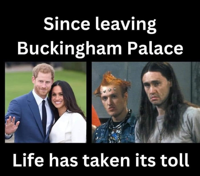 Since leaving Buckingham Palace Life has taken its toll