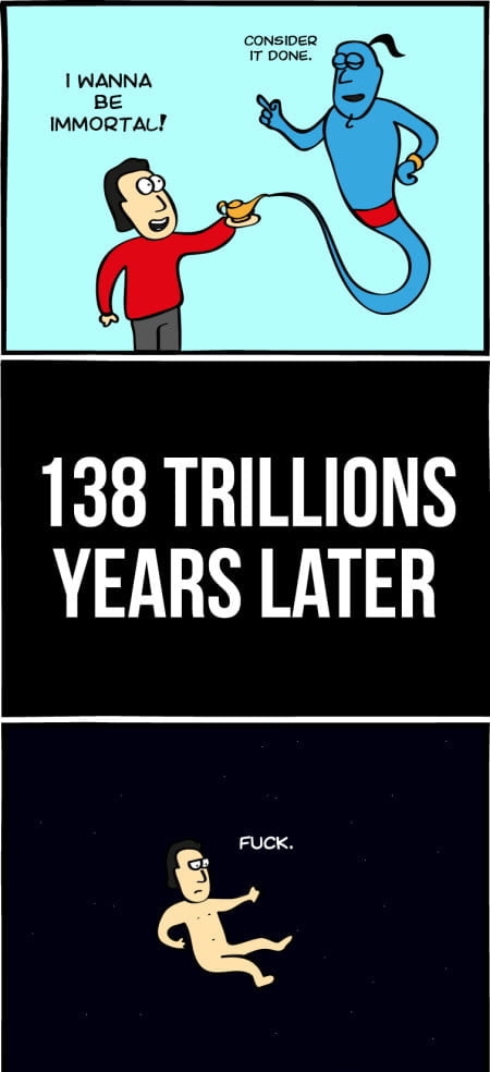 138 TRILLIONS YEARS LATER FUCK x