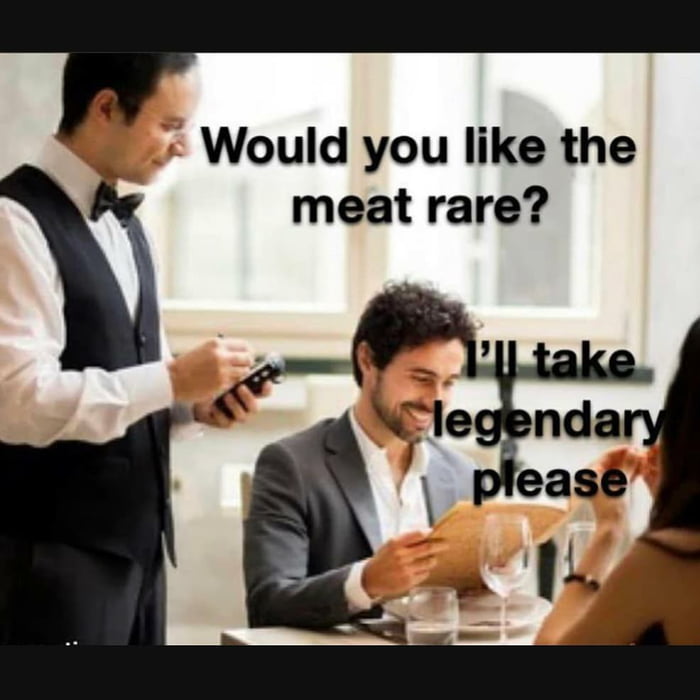 l _ Would you like the meat rare