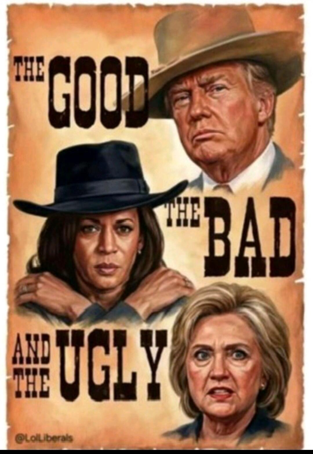 THE GOOD THE BAD AND THE UGLY @LolLiberals