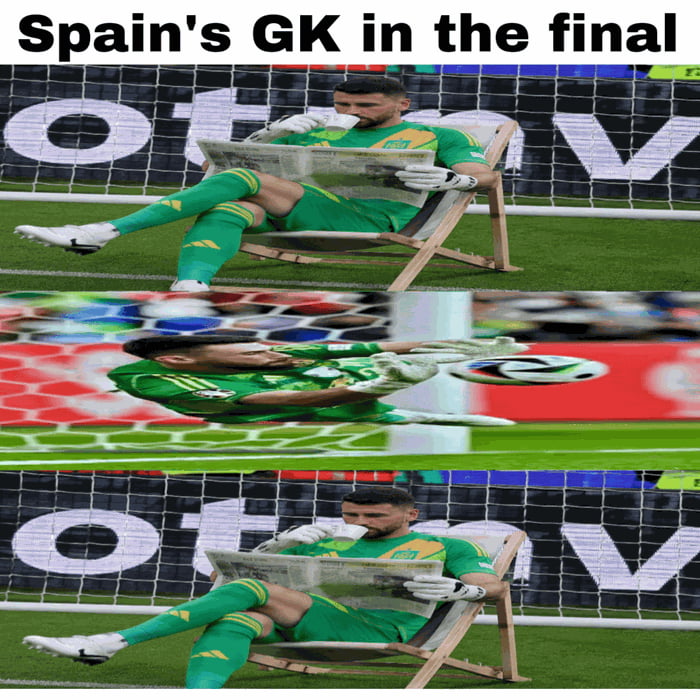 Spain's GK in the final