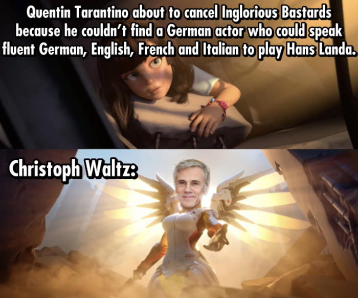 Quentin Tarantino about to cancel Inglorious Bastards because he couldnt find a German actor wholcouldspeak fluent German English French and Italian to pluyIHuns ILanda