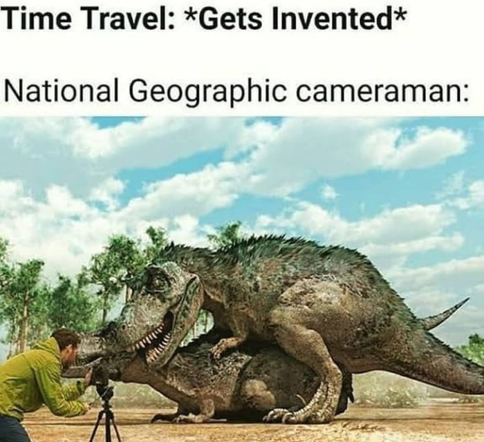Time Travel Gets Invented National Geographic cameraman