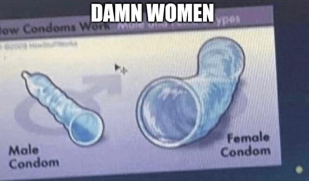 DAMN WOMEN 7 ole Condom WOMEN BE HAVING FAT COCKS FR
