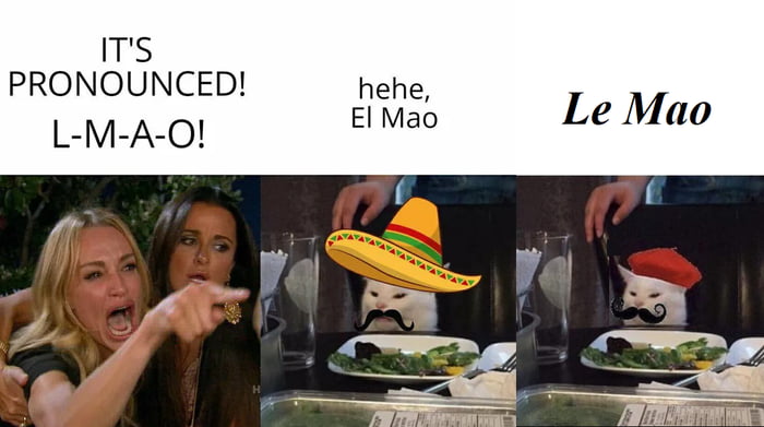 1 PRONOUNCED hehe L M A O El Mao xw o 7 k P Hdam T