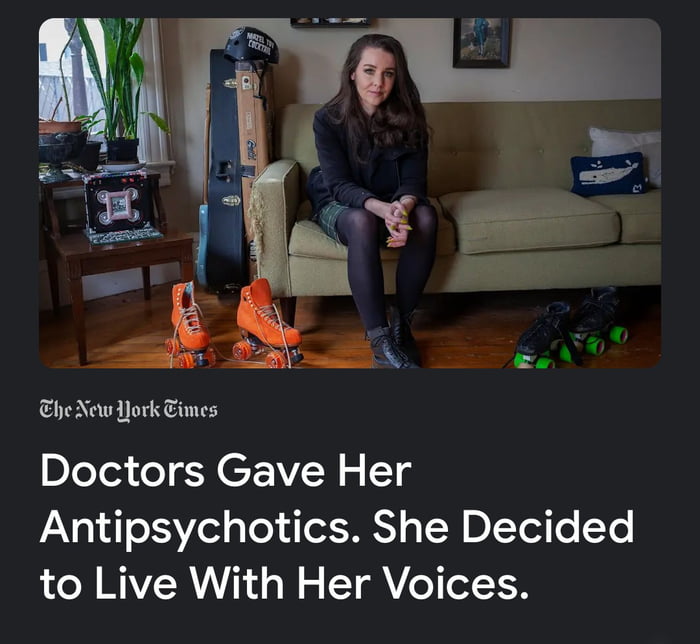 Ehe New Nork Times Doctors Gave Her PaVq 4 o13ed g Tl do F s TN DTTel o To to Live With Her Voices