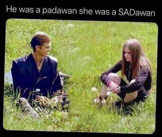 He was a padawan she was a STABENER