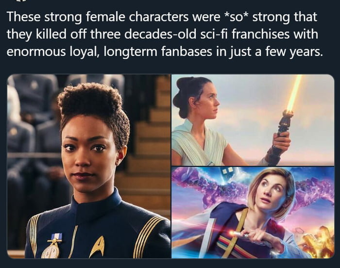 These strong female characters were so strong that LTSRSl ety il ia 1IN eTo o o RS0 Ta el s TSR enormous loyal longterm fanbases in just a few years