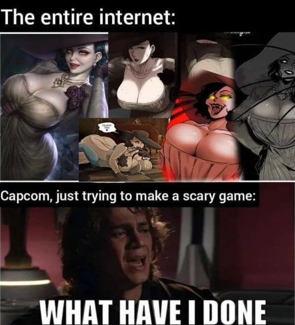 The entire internet WA Py Capcom just trying to make ERLELAEL R 17 WHAT HAVE DONE