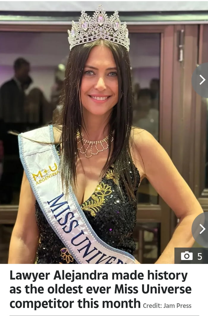 Lawyer Alejandra made history as the oldest ever Miss Universe competitor this month