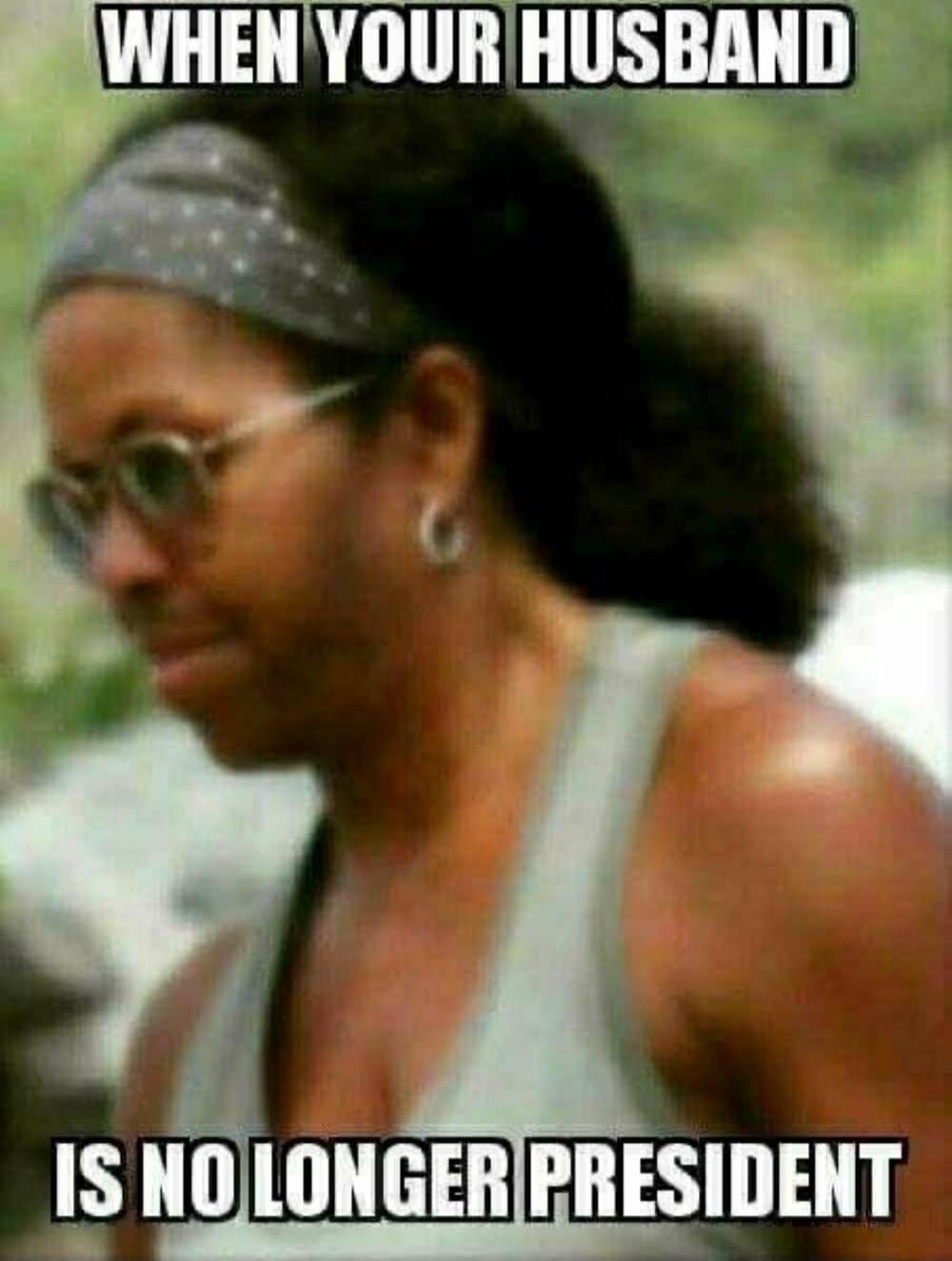 WHEN YOUR HUSBAND IS NO LONGER PRESIDENT