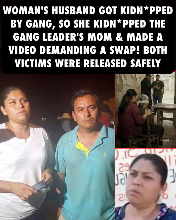 WOMAN'S HUSBAND GOT KIDN*PPED BY GANG, SO SHE KIDN*PPED THE GANG LEADER'S MOM & MADE A VIDEO DEMANDING A SWAP! BOTH VICTIMS WERE RELEASED SAFELY
