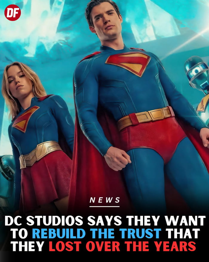 DF NEWS DC STUDIOS SAYS THEY WANT TO REBUILD THE TRUST THAT THEY LOST OVER THE YEARS