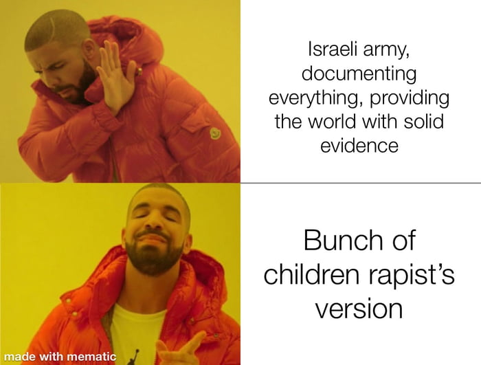 Israeli army documenting everything providing the world with solid evidence Bunch of children rapists version