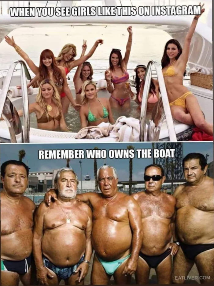 IEWHENYOUSEE GIRLS LIKETHISONINSTAGRAM REMEMBER WHOOWNS THE BOAT