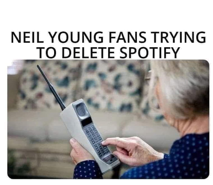 NEIL YOUNG FANS TRYING TO DELETE SPOTIFY