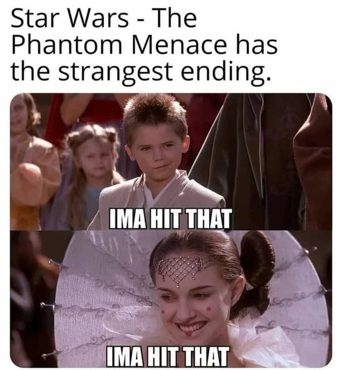 Star Wars The Phantom Menace has the strangest ending