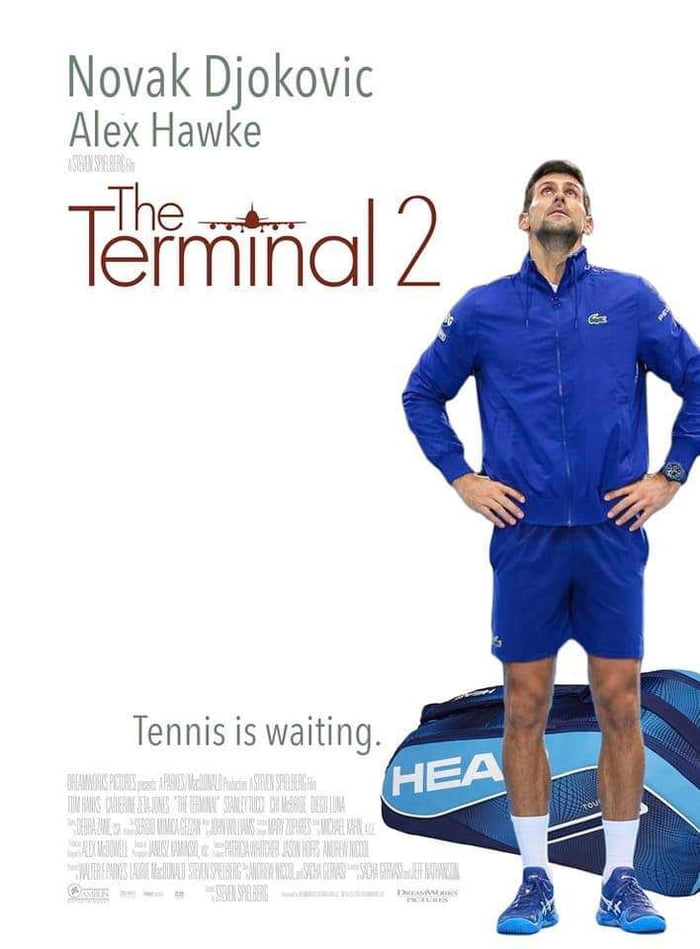 Novak Djokovic Alex Hawke Tefal 2 Tennis is waiting