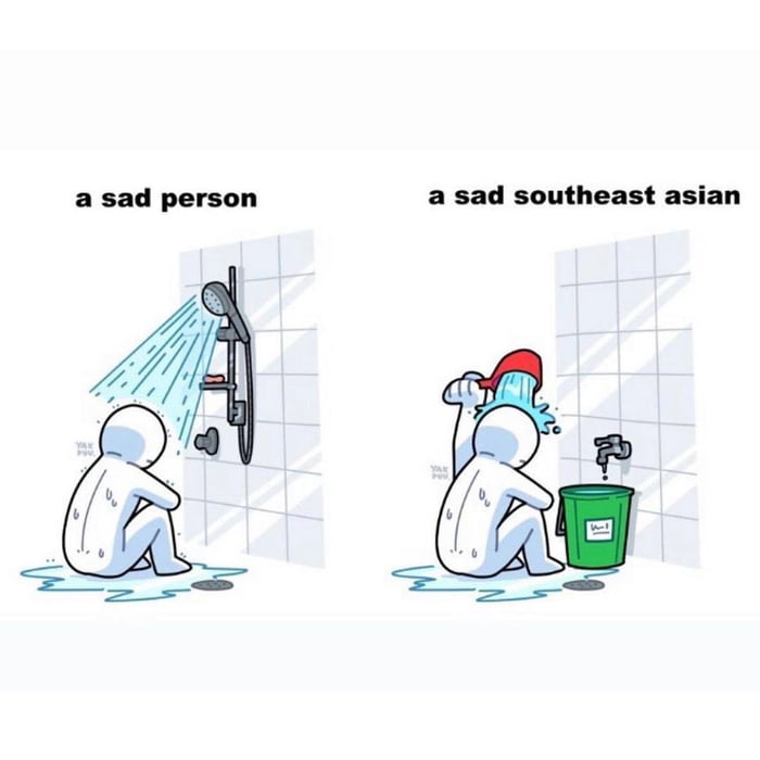 a sad person a sad southeast asian