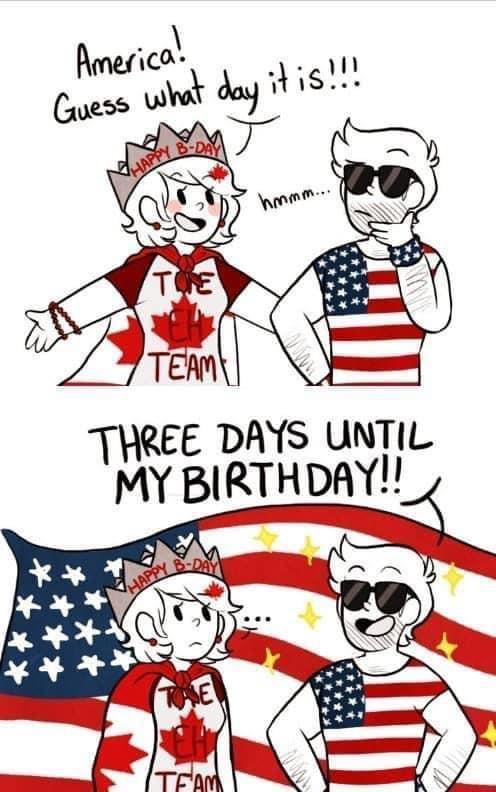 THREE DAYS UNTIL MY BIRTHDAY E Ml A