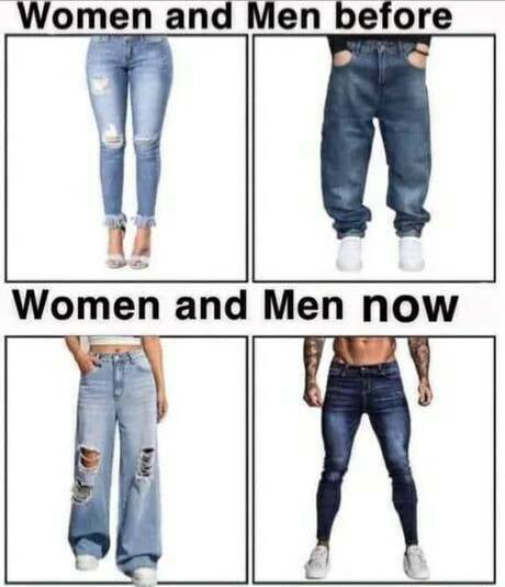 Women and Men before Women and Men now