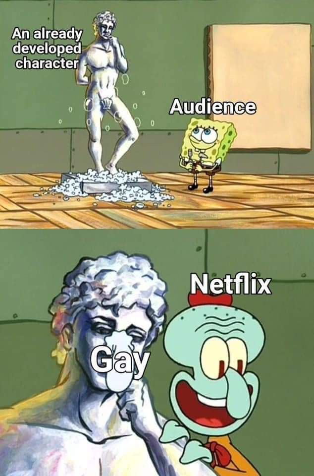 An already developed character Audience Gay Netflix
