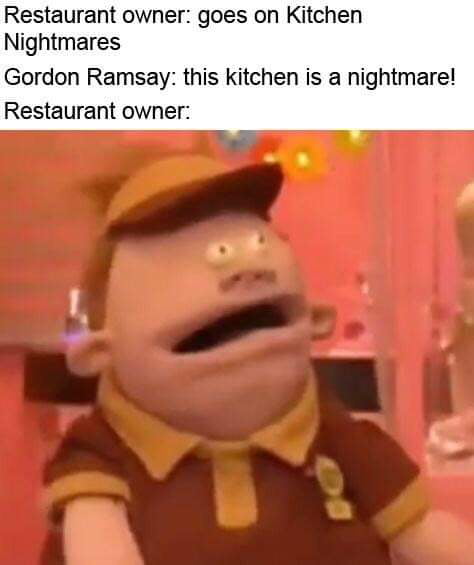 Restaurant owner goes on Kitchen Nightmares Gordon Ramsay this kitchen is a nightmare Restaurant owner