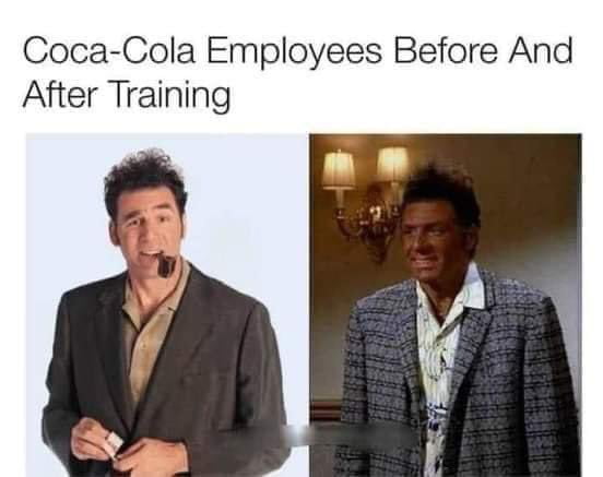 Coca Cola Employees Before And After Training