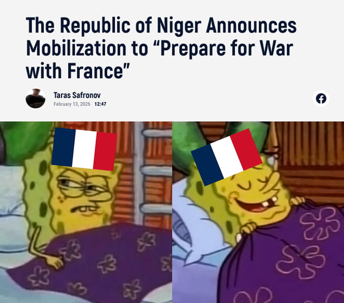 The Republic of Niger Announces Mobilization to “Prepare for War with France” Taras Safronov February 13, 2022 12:47