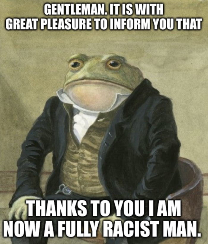 GENTLEMANITIS WITH GREAT PLEASURE TO INFORM YOU THAT ATHANKS T0YOU AM NOW A FULLYRACIST MAN
