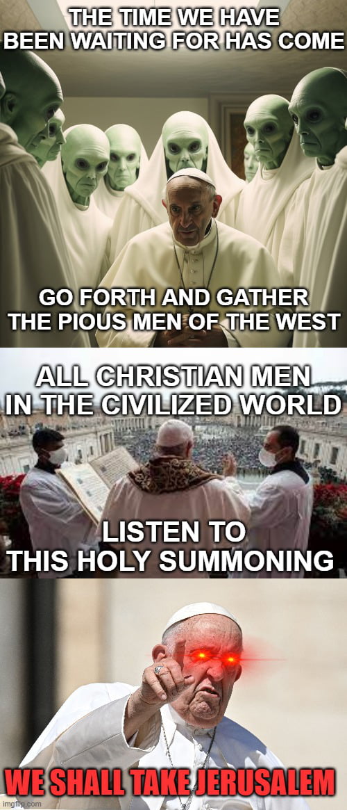 TE TEWE HAE IS INARING HASICOME GOFORTHANDGATHER THE PIOUS MEN OFTHE WEST JLISTEN TO THIS HOLY SUMMONING